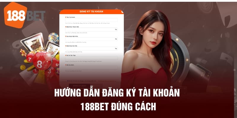 Hướng dẫn đăng ký tài khoản 188BET đúng cách